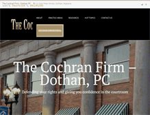 Tablet Screenshot of cochranfirmdothan.com